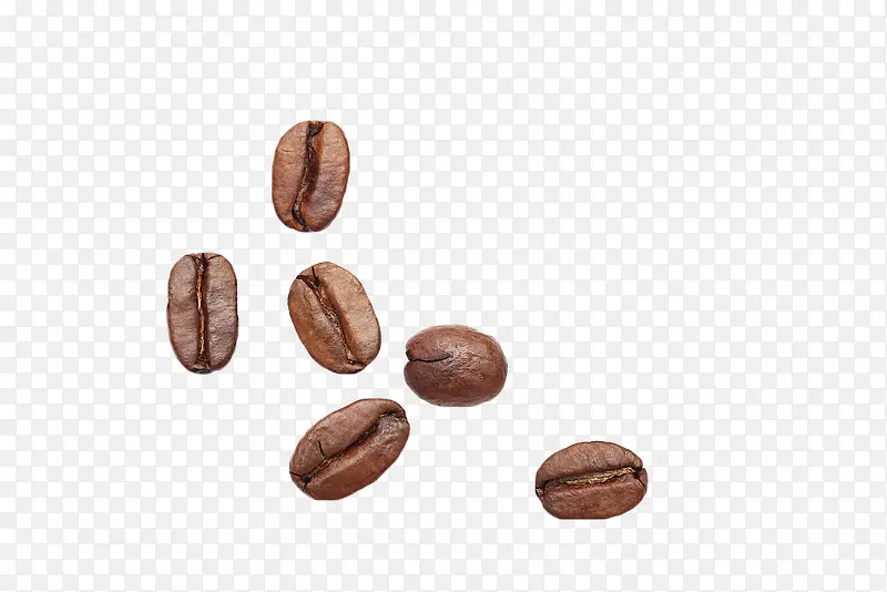 漂浮咖啡豆