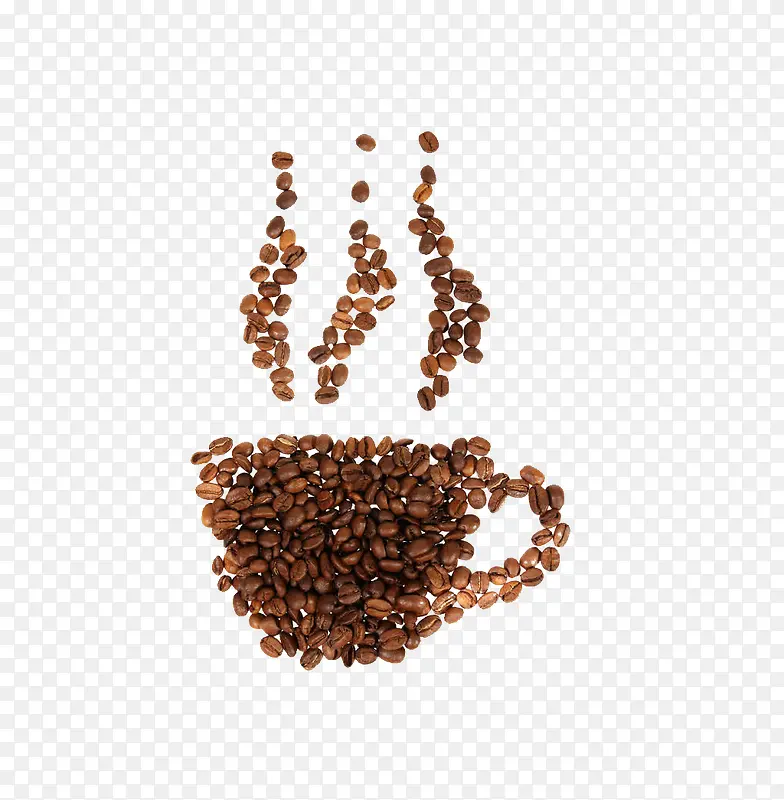 排列咖啡豆