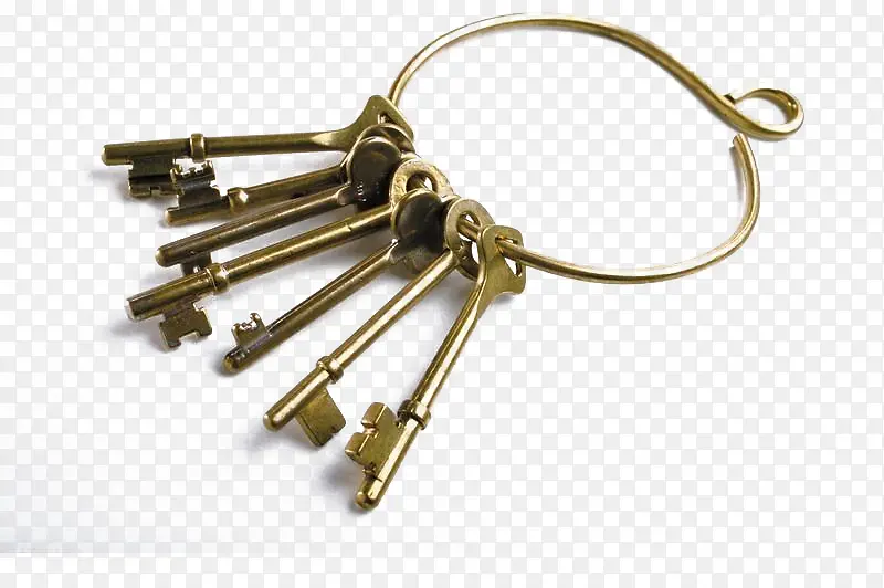一串古老的金属钥匙