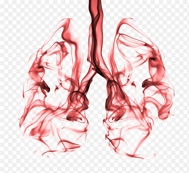 高清烟雾肺部图片