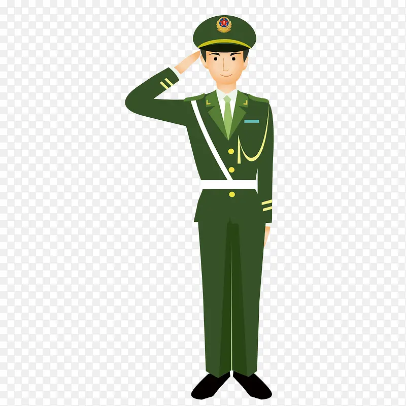 卡通人物军训教官PNG图片素材下载_图片编号8255032-PNG素材网