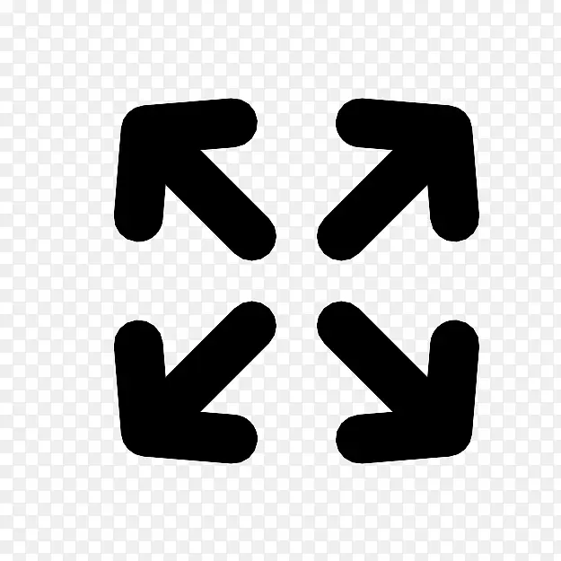 四个箭头UNIVERSAL-LINE-icons