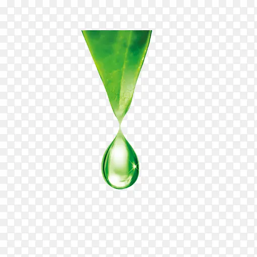 绿色水滴