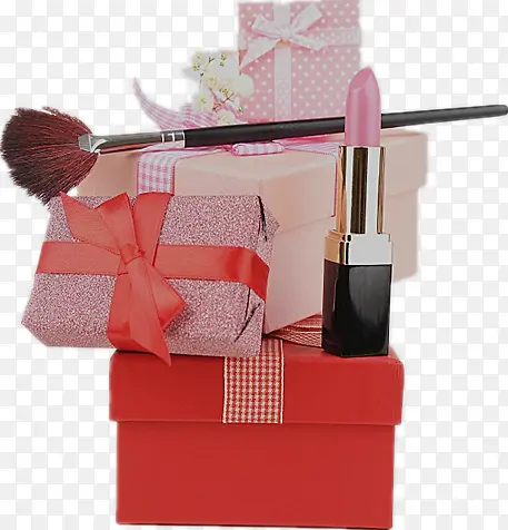 粉红礼品盒