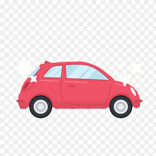 扁平小汽车