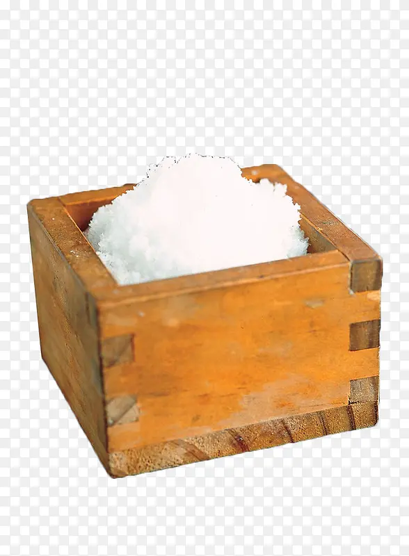 木盒子里的细盐