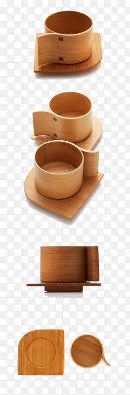 各式木质杯子