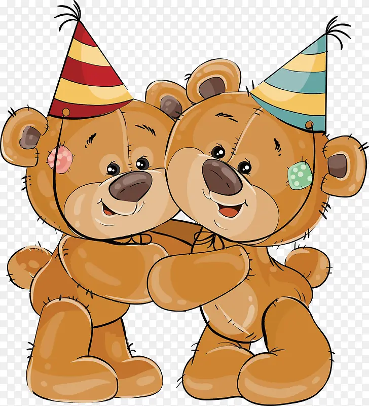生日派对可爱小熊