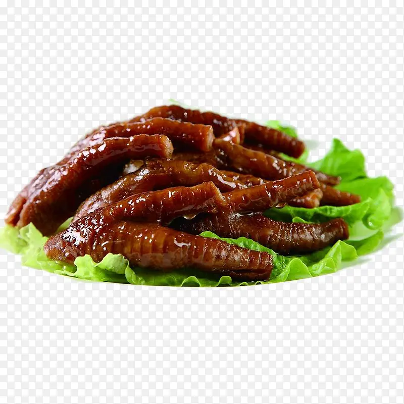 黑红的鸡爪免扣png