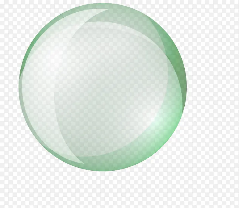 绿色简约泡泡