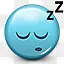 表情符号睡觉睡打鼾声图标