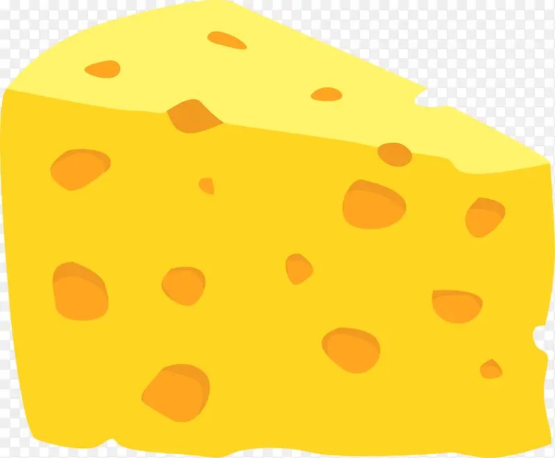 黄色立体卡通奶酪