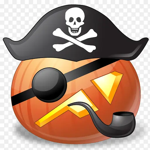 海盗队长南瓜vista-halloween-icons