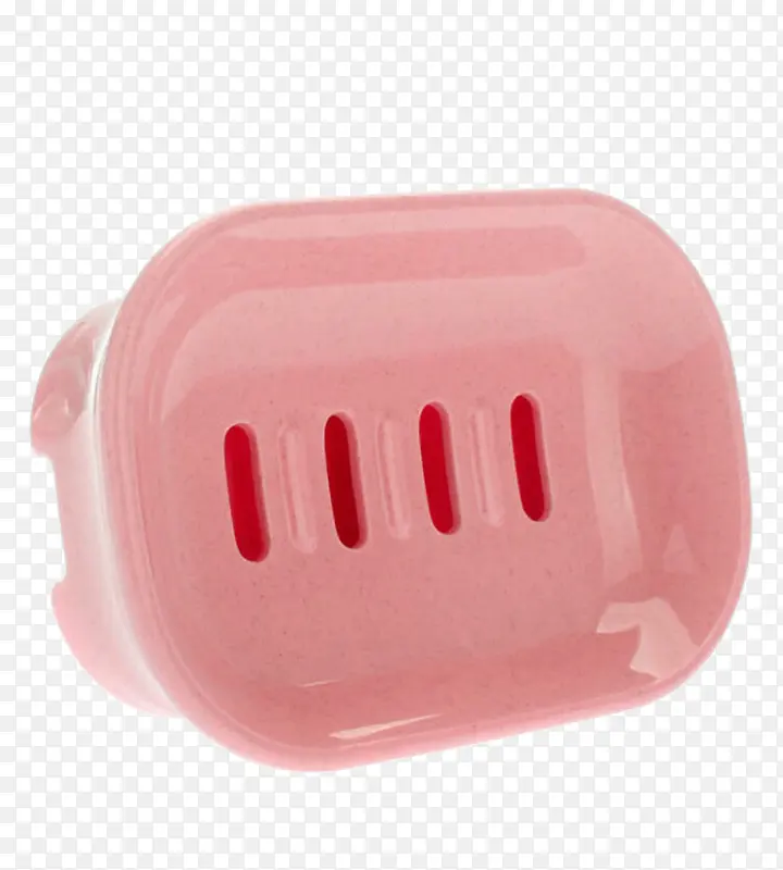 粉色简易肥皂盒