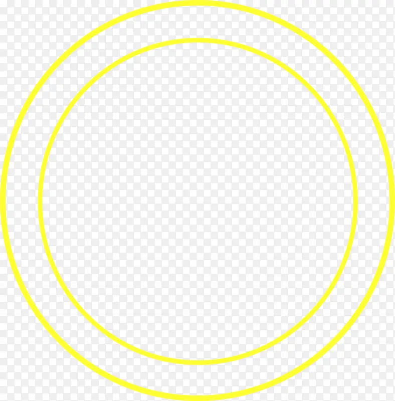 黄色圆圈线条