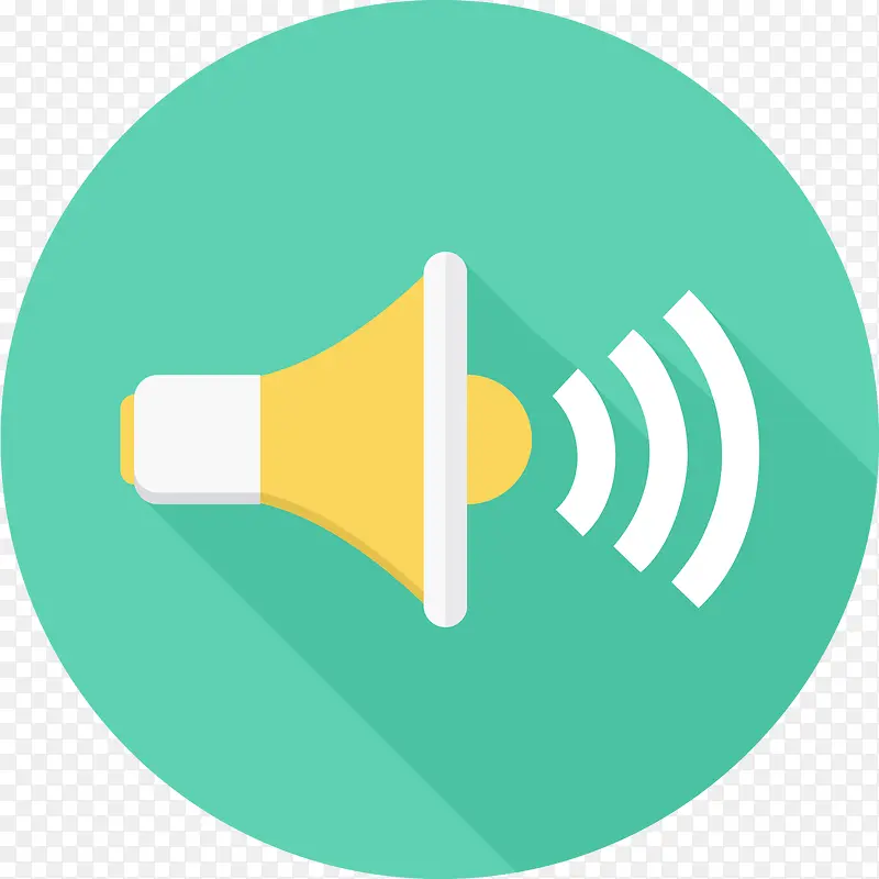 绿色小喇叭iconPNG图片素材下载_图片编号8285939-PNG素材网