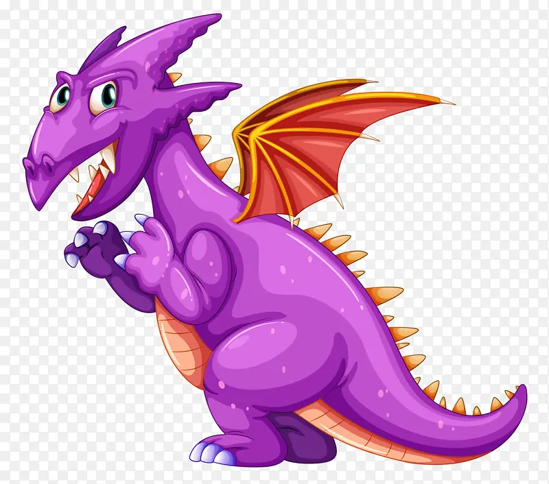 紫色小恐龙
