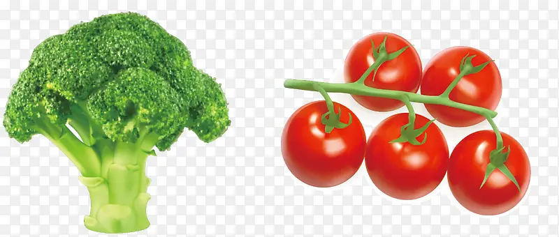 花菜和西红柿