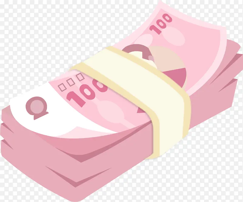 一摞现金