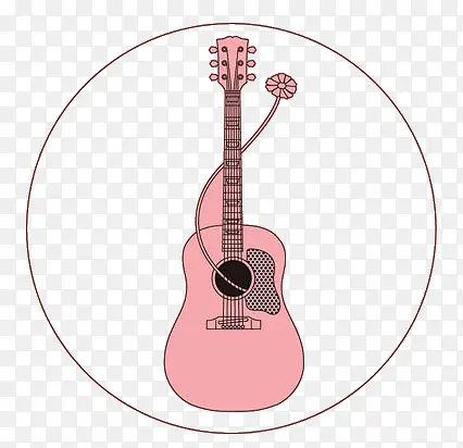 粉色吉他唱歌