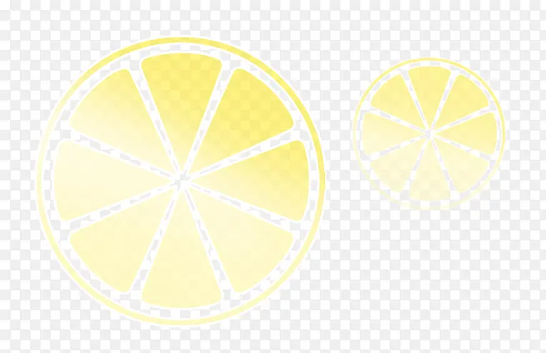 插画柠檬片