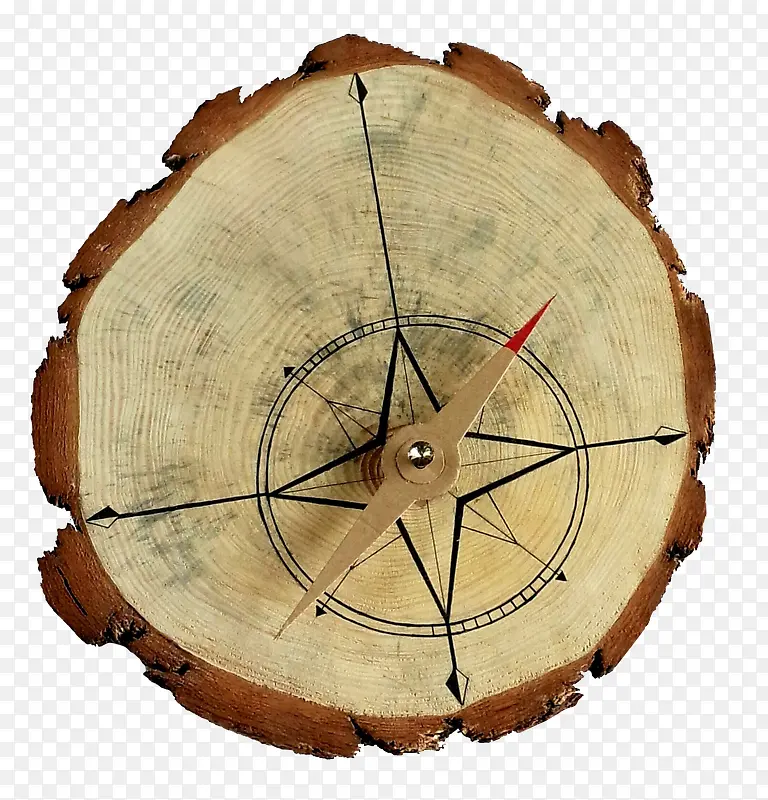 树的年轮指南针