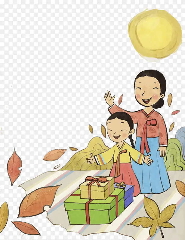 手绘送别插画PNG图片素材下载_图片编号8294770-PNG素材网