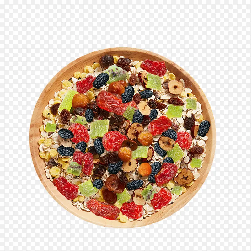 产品实物营养水果燕麦片