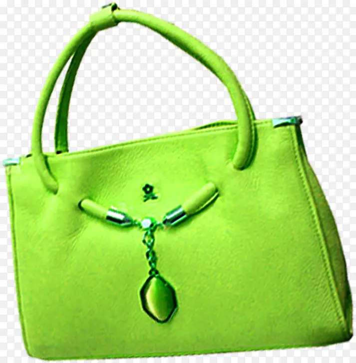 绿色卡通女士手提包
