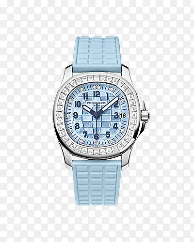 百达翡丽蓝色腕表手表女表