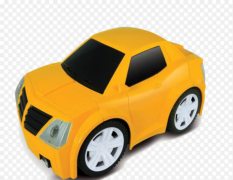 黄色的小汽车素材图片