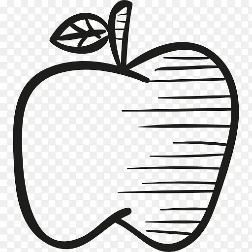 绘制一个苹果图标
