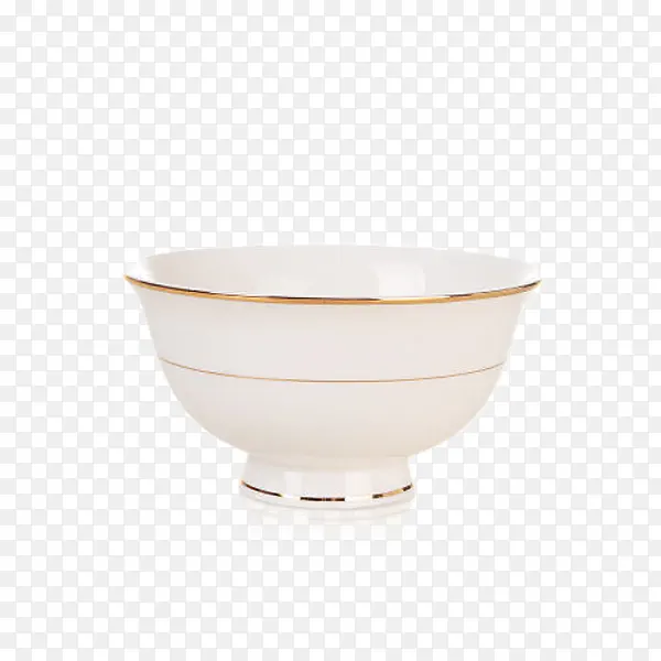 陶瓷汤碗面碗-黄金镶边汤碗金边