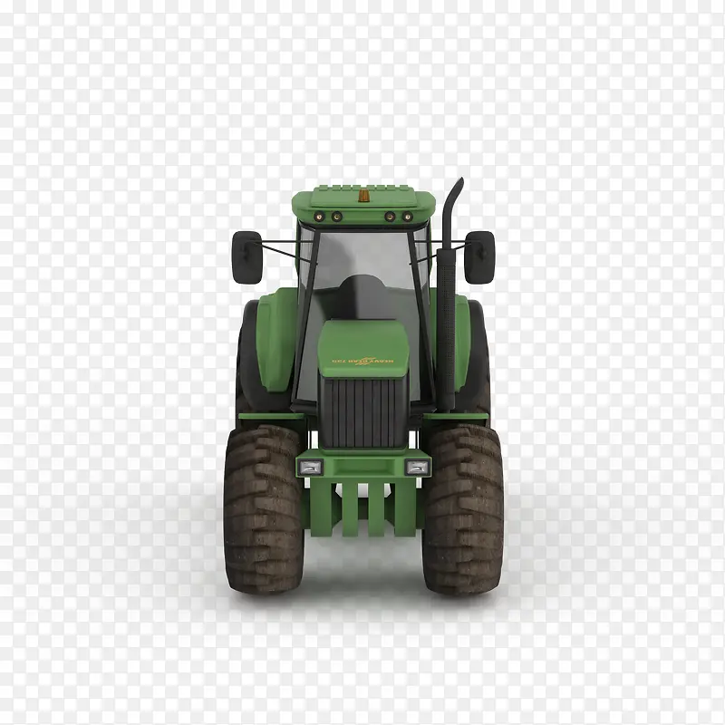 机动绿色大型农用拖拉机