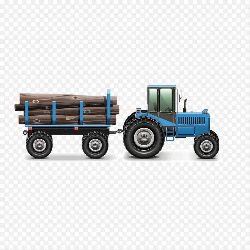 农用拉木材车
