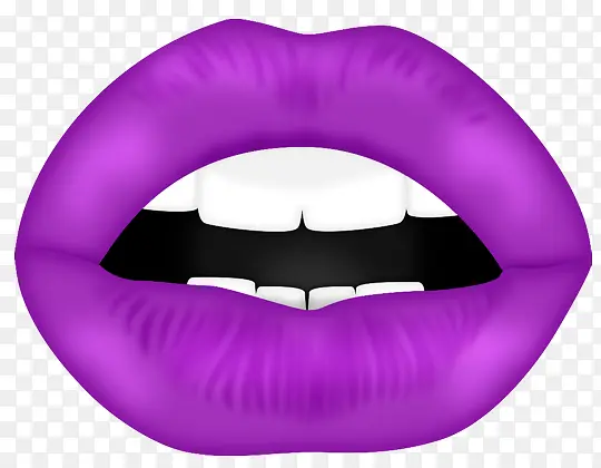 紫色嘴唇