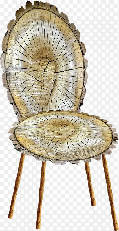 手绘木纹椅子