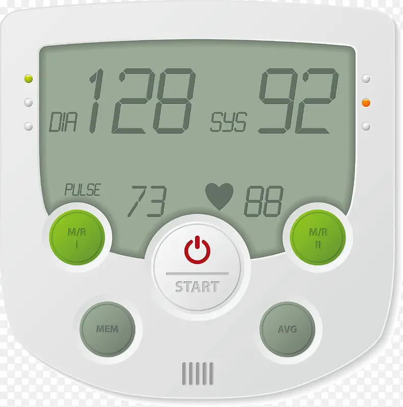 一个灰色精致电子血压计