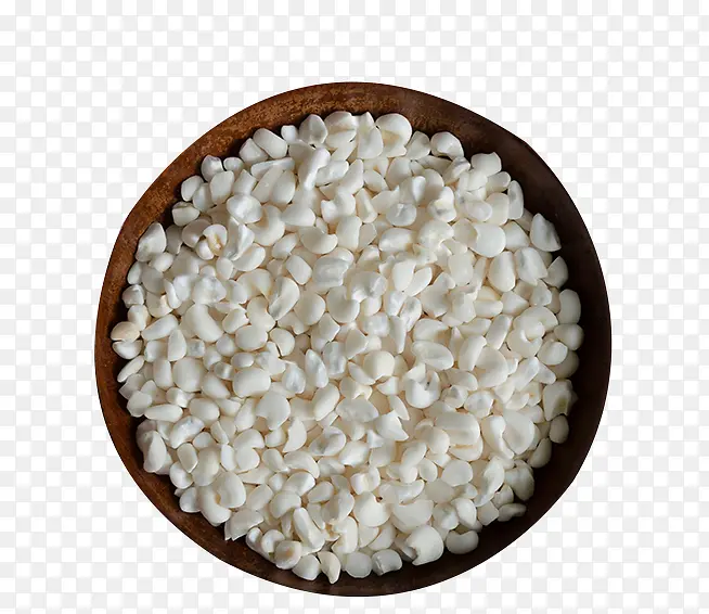 白色玉米碴子食材