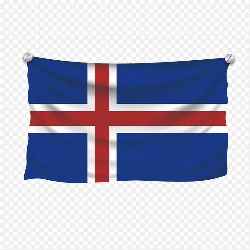 矢量旗标国家冰岛