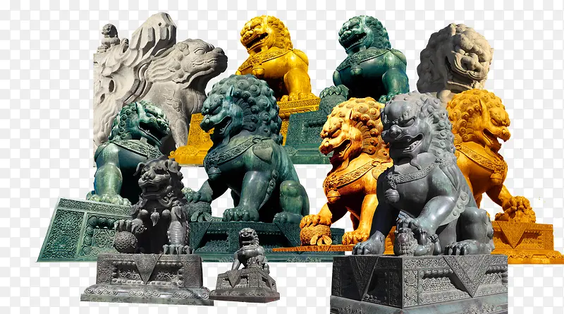 石狮合集PNG图片素材下载_图片编号8317065-PNG素材网
