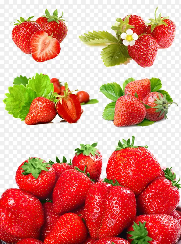 成堆的草莓