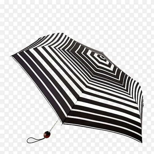 黑白条纹雨伞