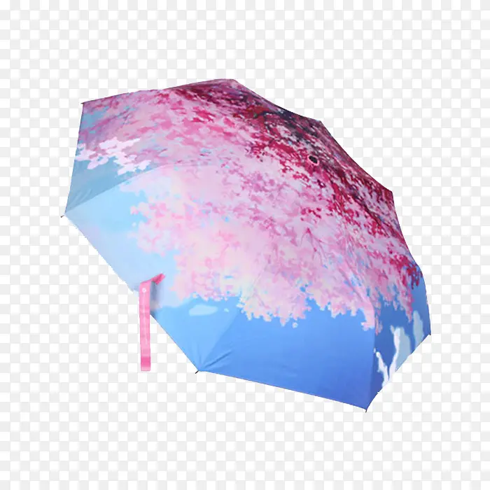 樱花印花伞