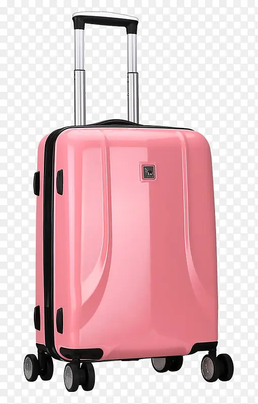 粉红行李箱