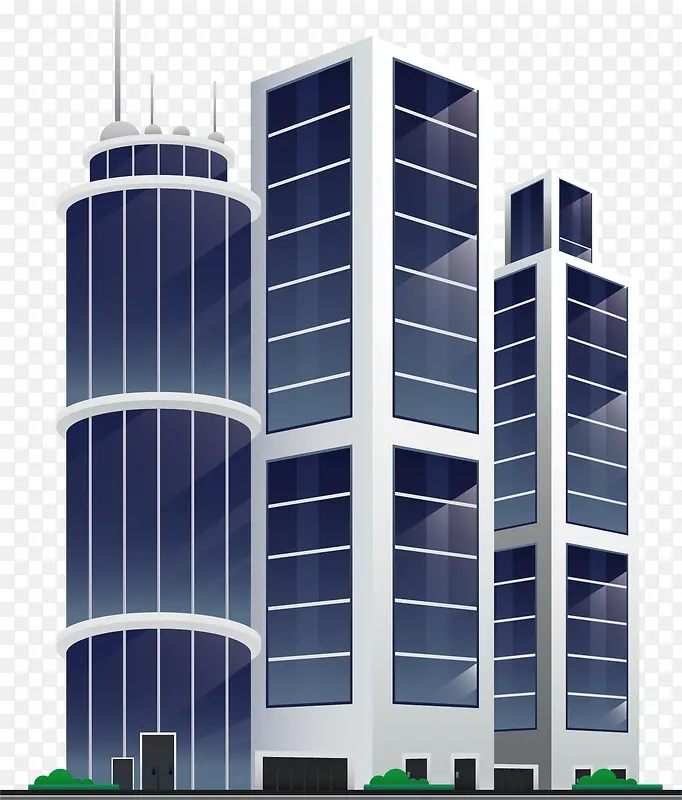公司商务大楼模型