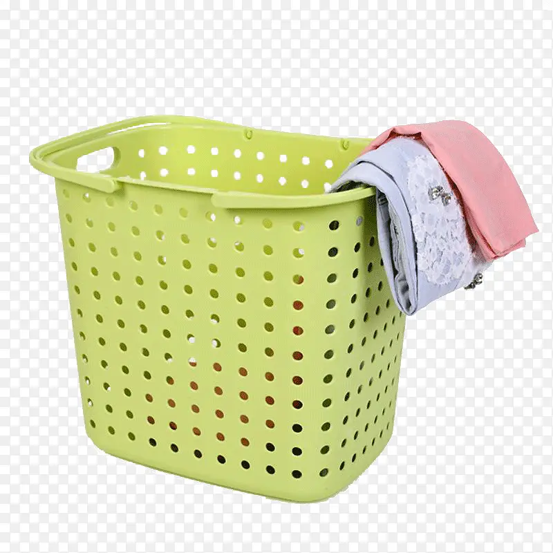 绿色脏衣篮洗衣篮脏衣服收纳筐