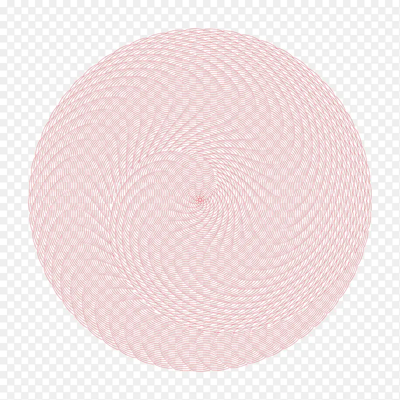 粉色旋转圆形