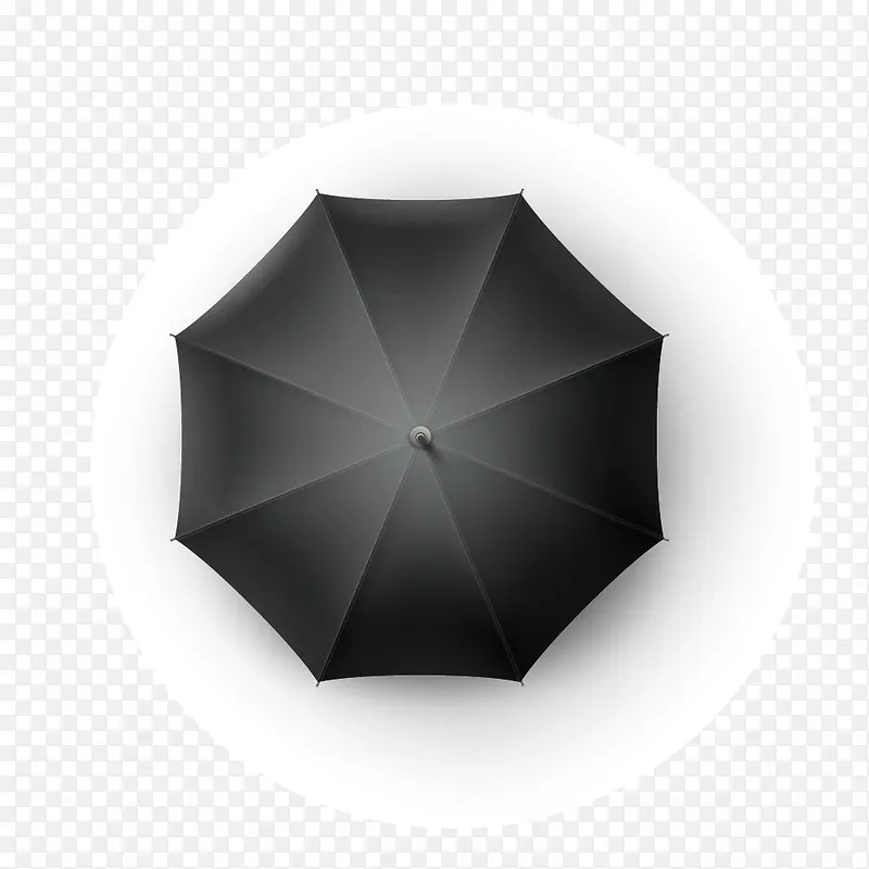 黑色伞面遮阳伞