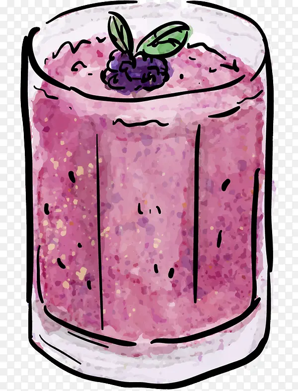 紫色果汁